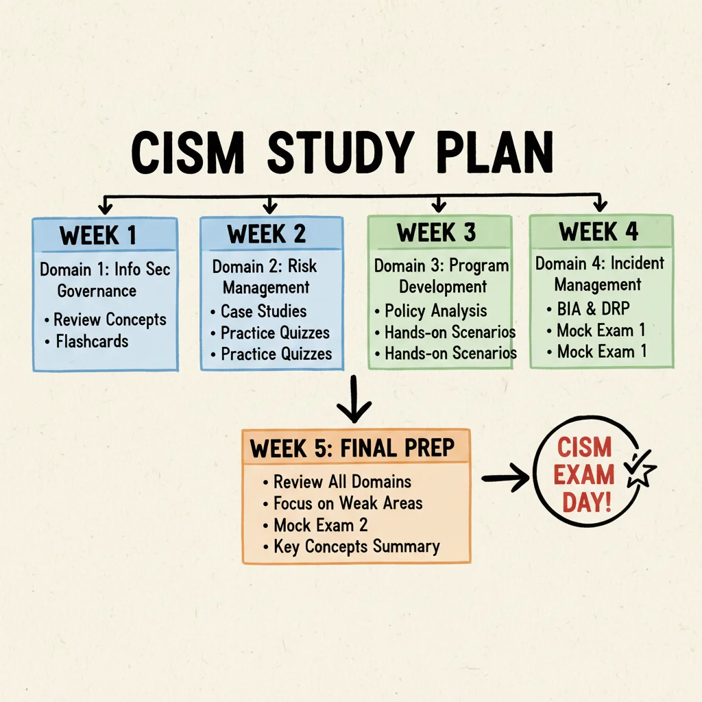 Illustration comparing disorganized cramming with a structured study schedule.
