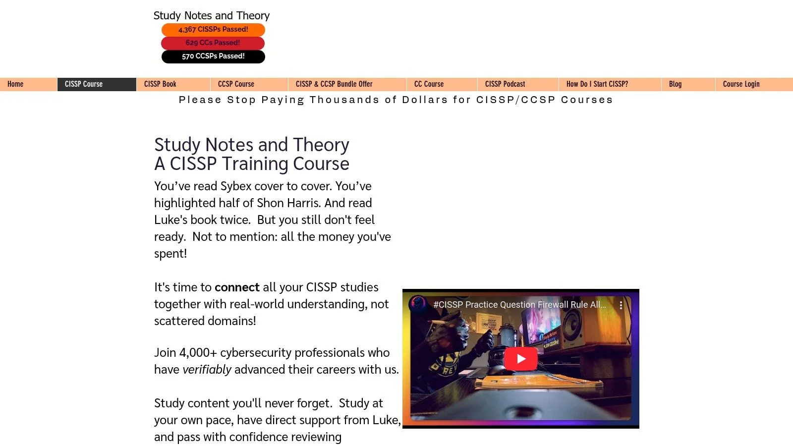 CCCure – CISSP Quiz Engine