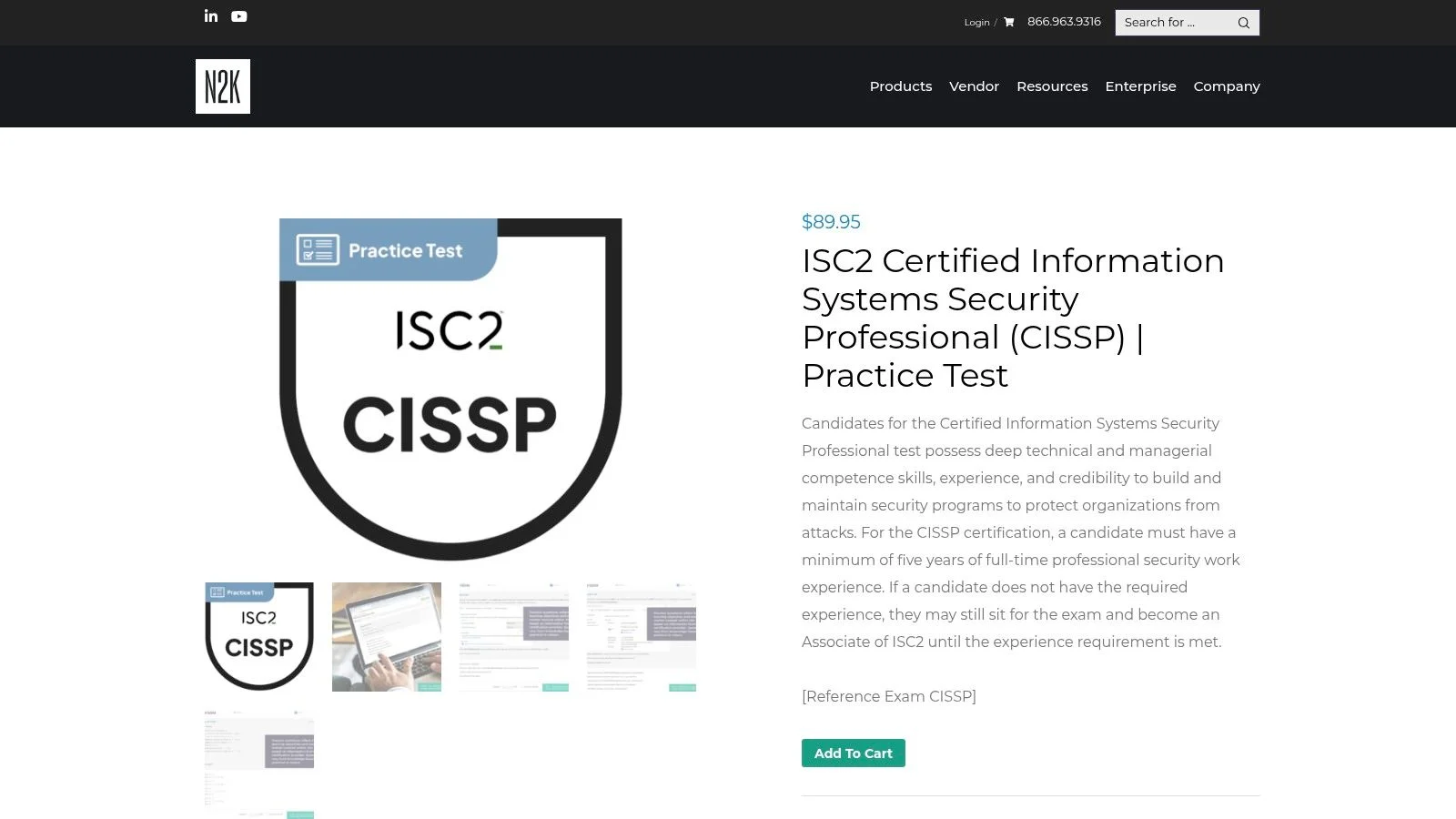MeasureUp – CISSP Practice Test
