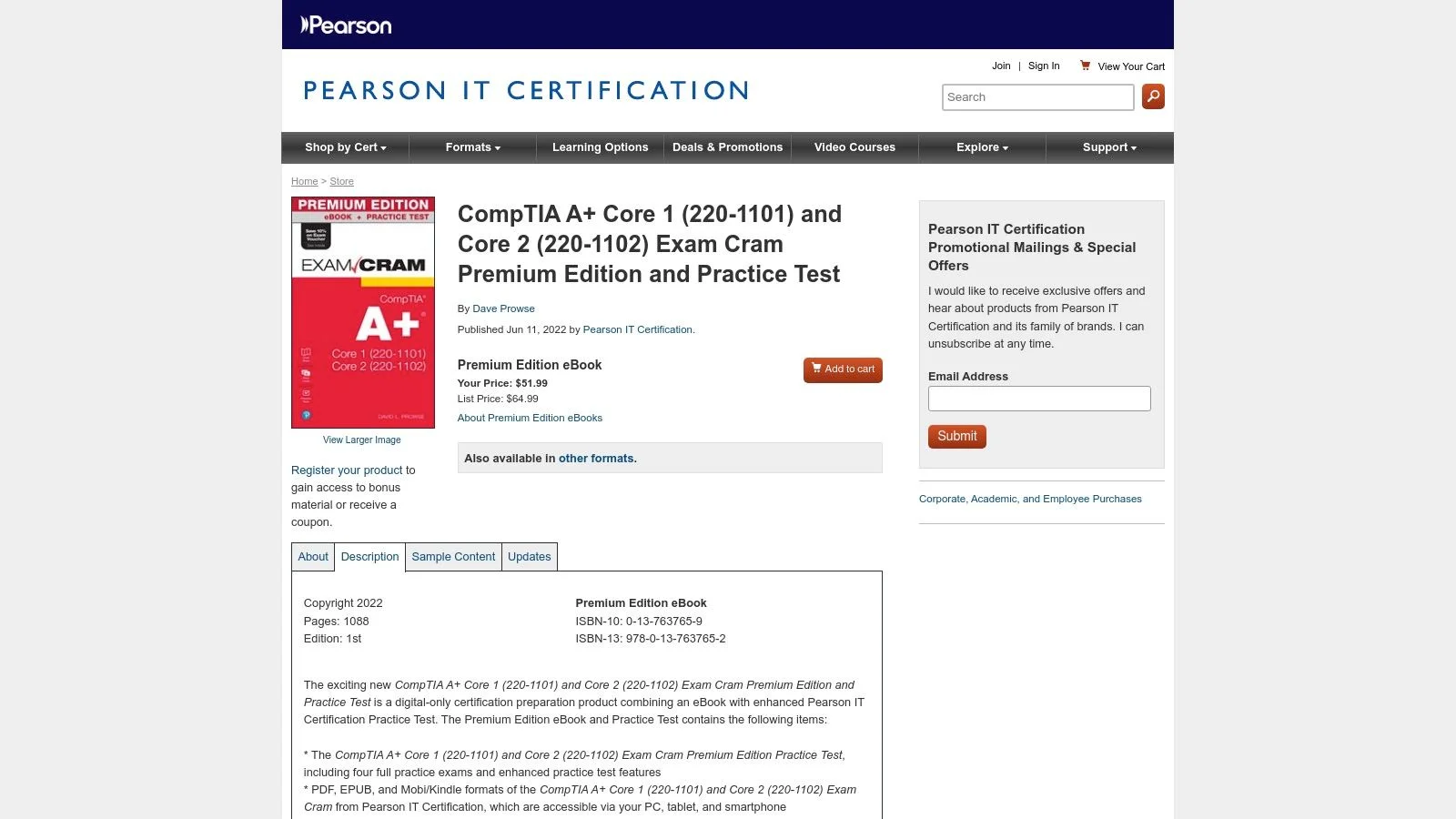 CertBlaster Exam Simulator Interface