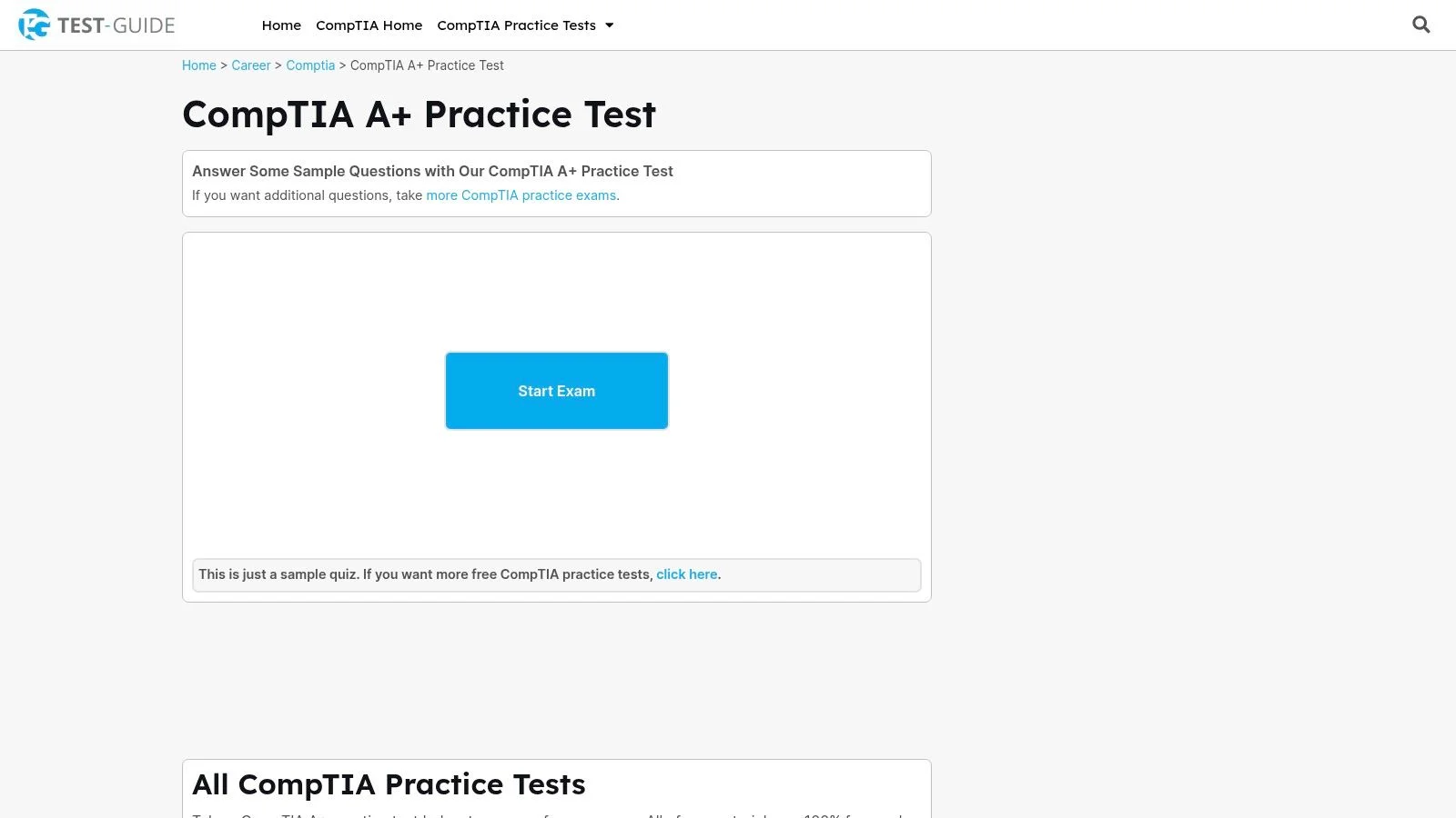Test-Guide.com – Free A+ Practice Tests
