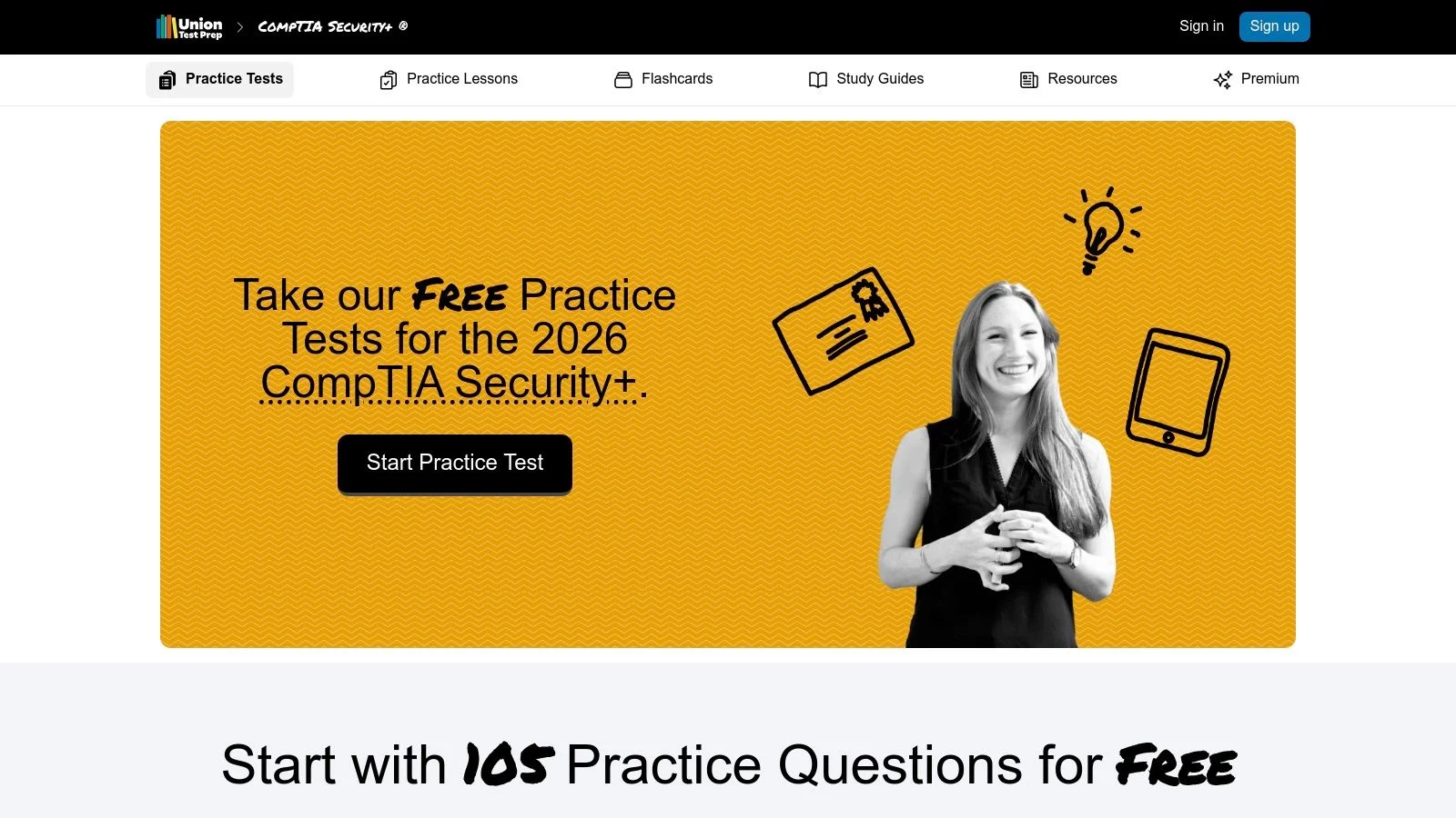 Union Test Prep – Security+ (SY0-701) Free Practice Tests