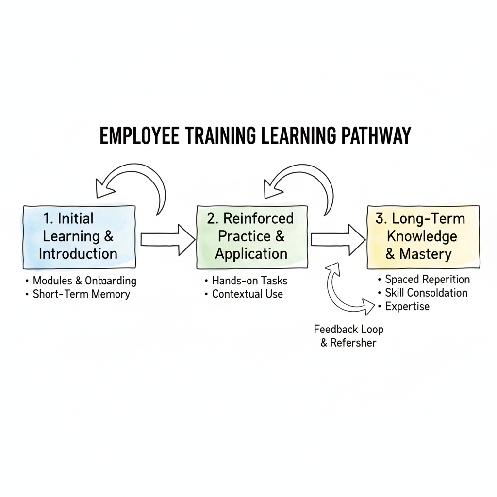 Hand-drawn diagram showing three labeled boxes representing different dimensions, connected by arrows illustrating a conceptual flow.