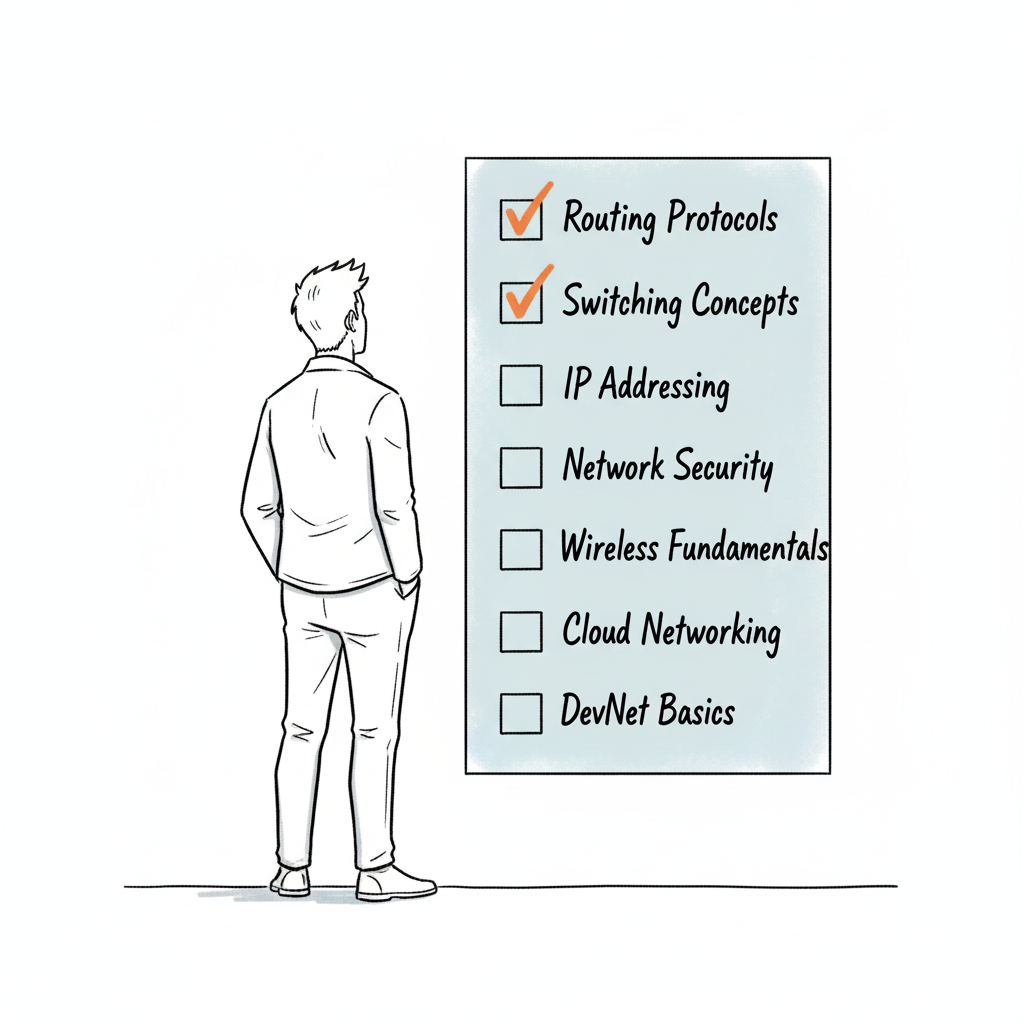 Image of a person planning their schedule with various study materials laid out.
