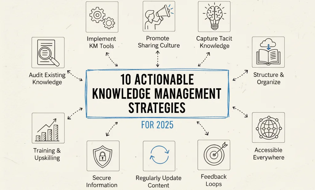 10 Actionable Knowledge Management Strategies for 2025