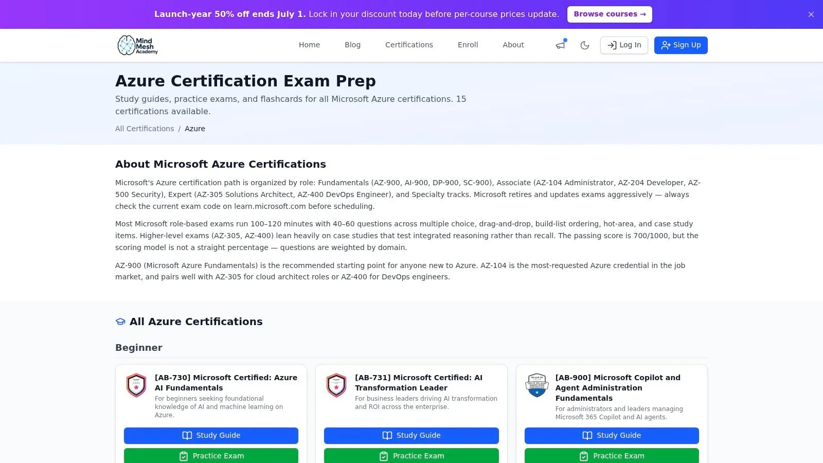 Certifications - Azure