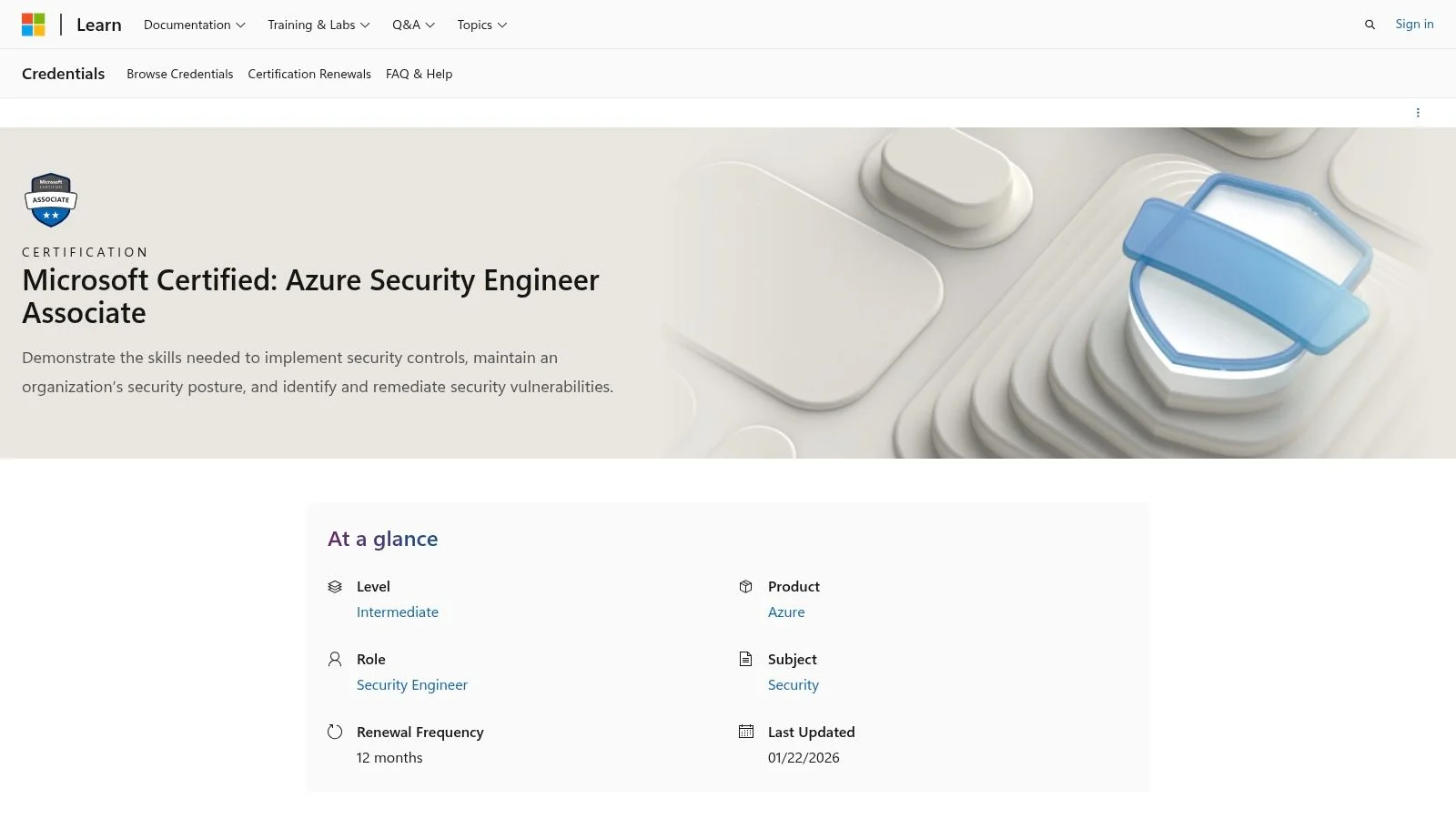 Microsoft Certified: Azure Security Engineer Associate (Exam AZ-500)