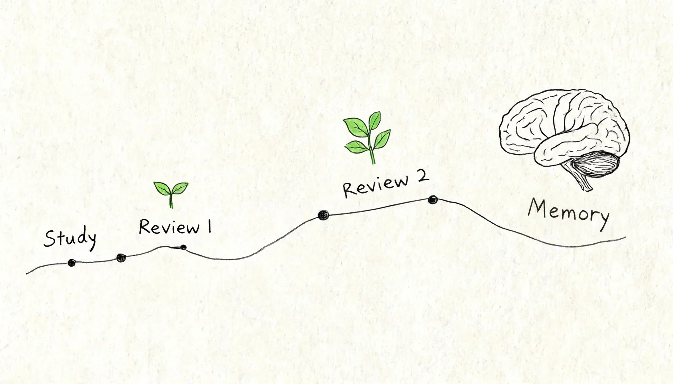 Hand-drawn illustration of learning stages, using plant growth as a metaphor.
