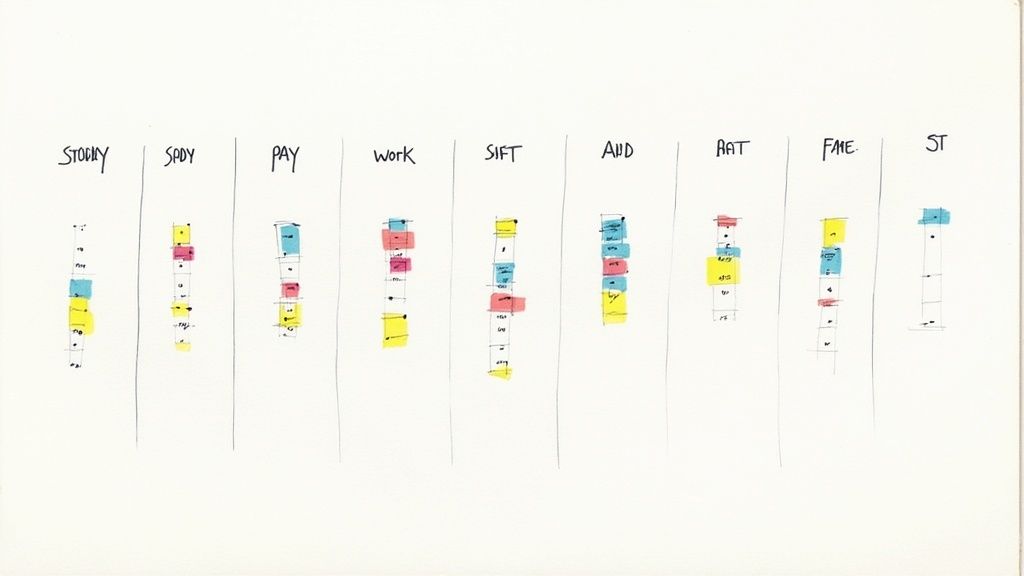 A calendar is shown with highlighted blocks for PMP study, integrated with other life commitments.