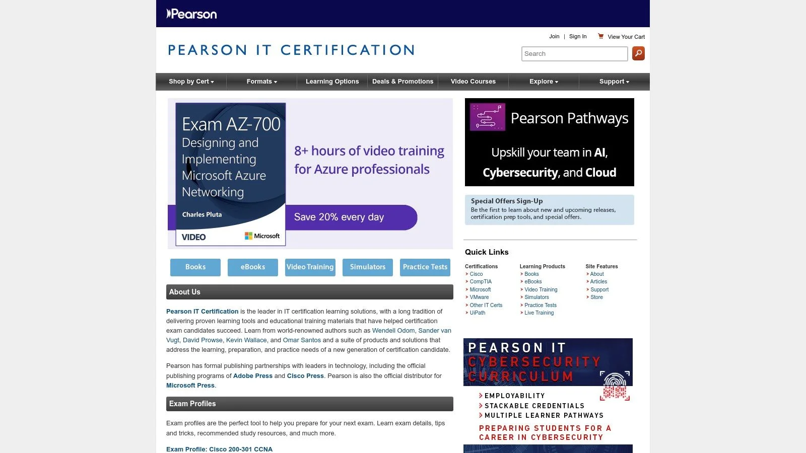 Pearson IT Certification Store – Premium Edition eBooks + Pearson Test Prep