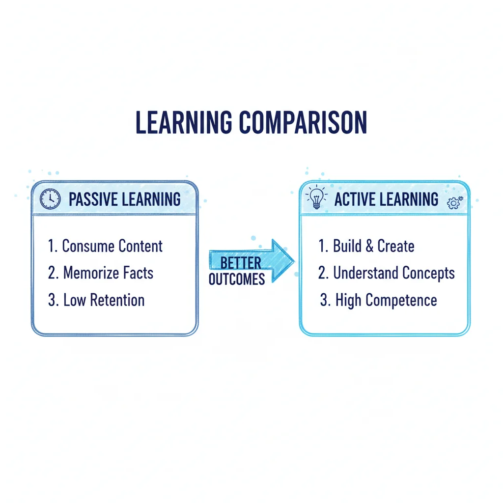 A comparison of traditional study methods versus self-directed learning techniques.