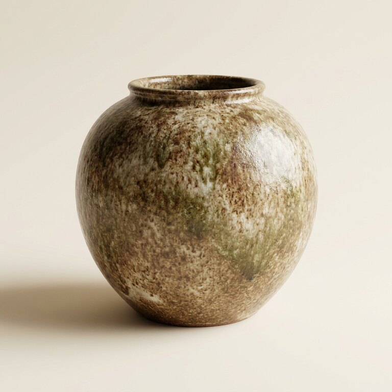 Heavy ceramic or stone urn