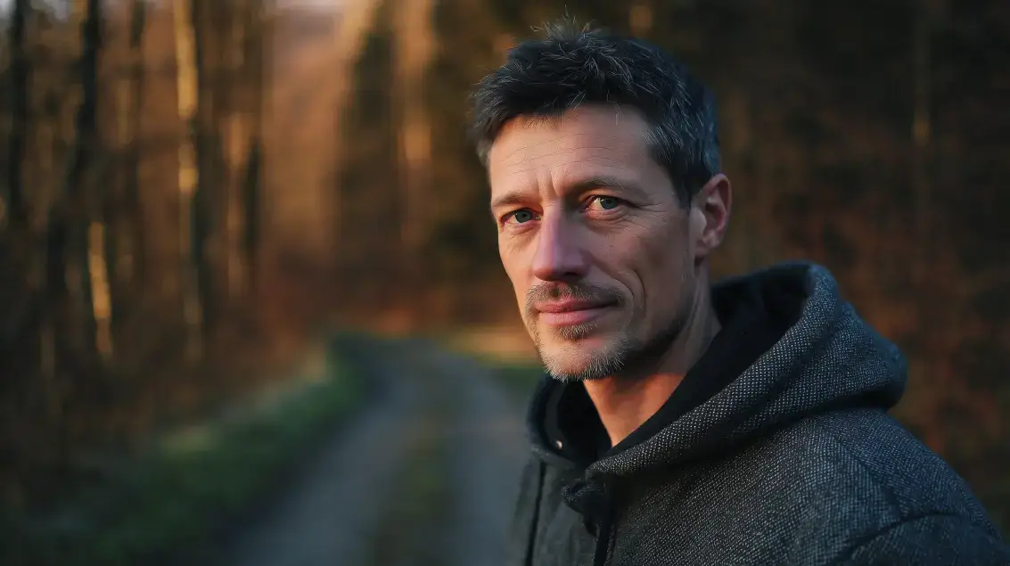 muz-meditace-chuze-les