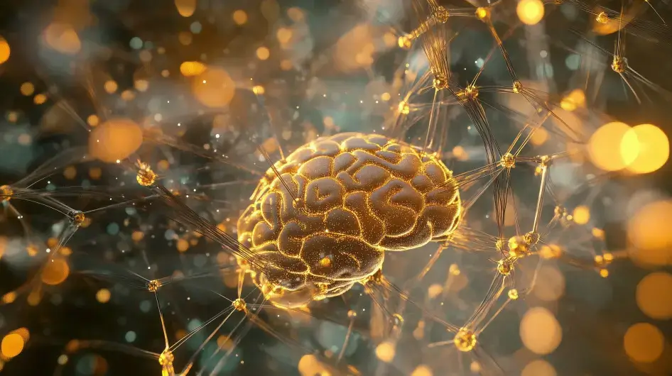  Abstract representation of AI for personalization.