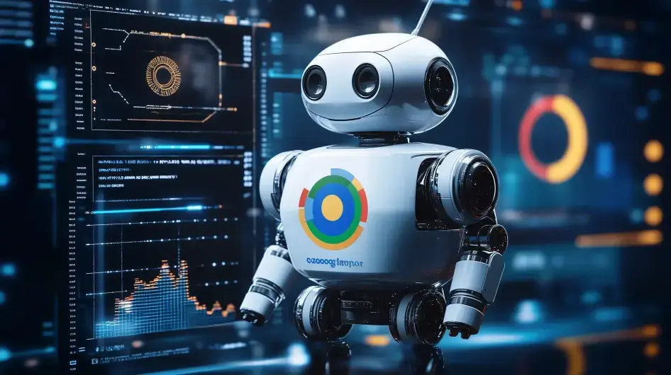 Robot Google prochází webovou sítí s daty