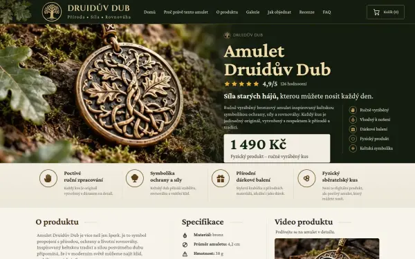 Náhled šablony Druidův Dub