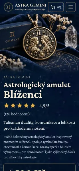 Šablona Astra Gemini – mobil