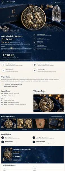 Šablona Astra Gemini – celá stránka