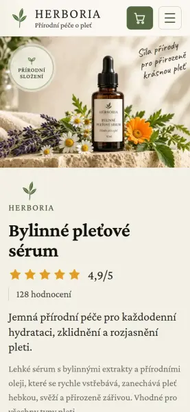 Šablona Herboria – mobil