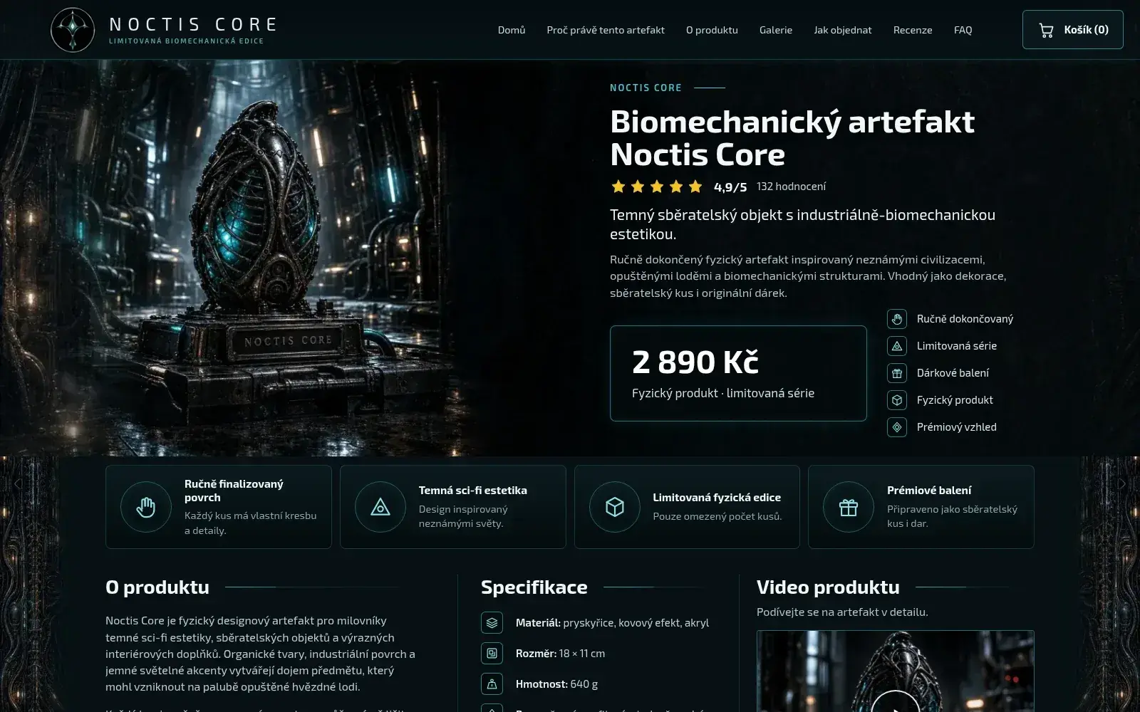 Sablona noctis core desktop