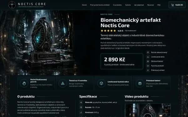Náhled šablony Noctis Core