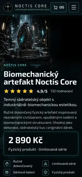 Sablona noctis core mobil