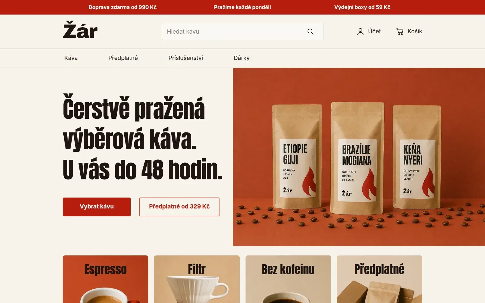 Šablona Žár na počítači