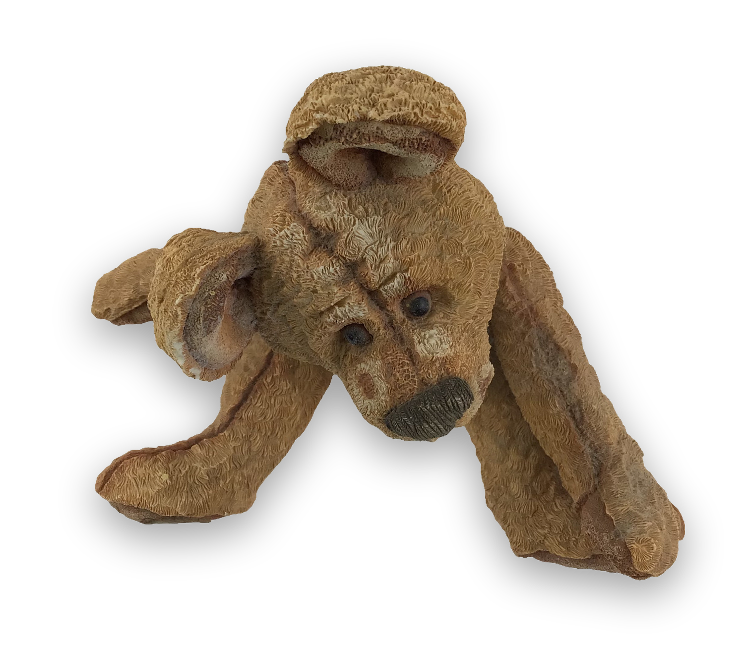 Material Bears Cashmere Resin Teddy Bear Figurine Brown Waistcoat Bow Tie 90298 — image 3