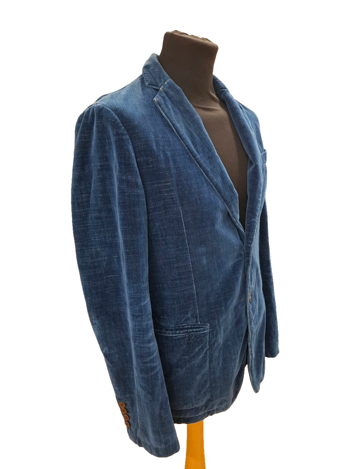 Armani Collezioni Velvet Blazer Jacket Blue Size 50 EU / 40 US — image 9
