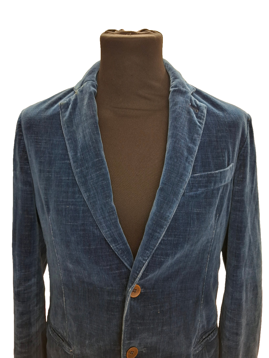 Armani Collezioni Velvet Blazer Jacket Blue Size 50 EU / 40 US — image 4