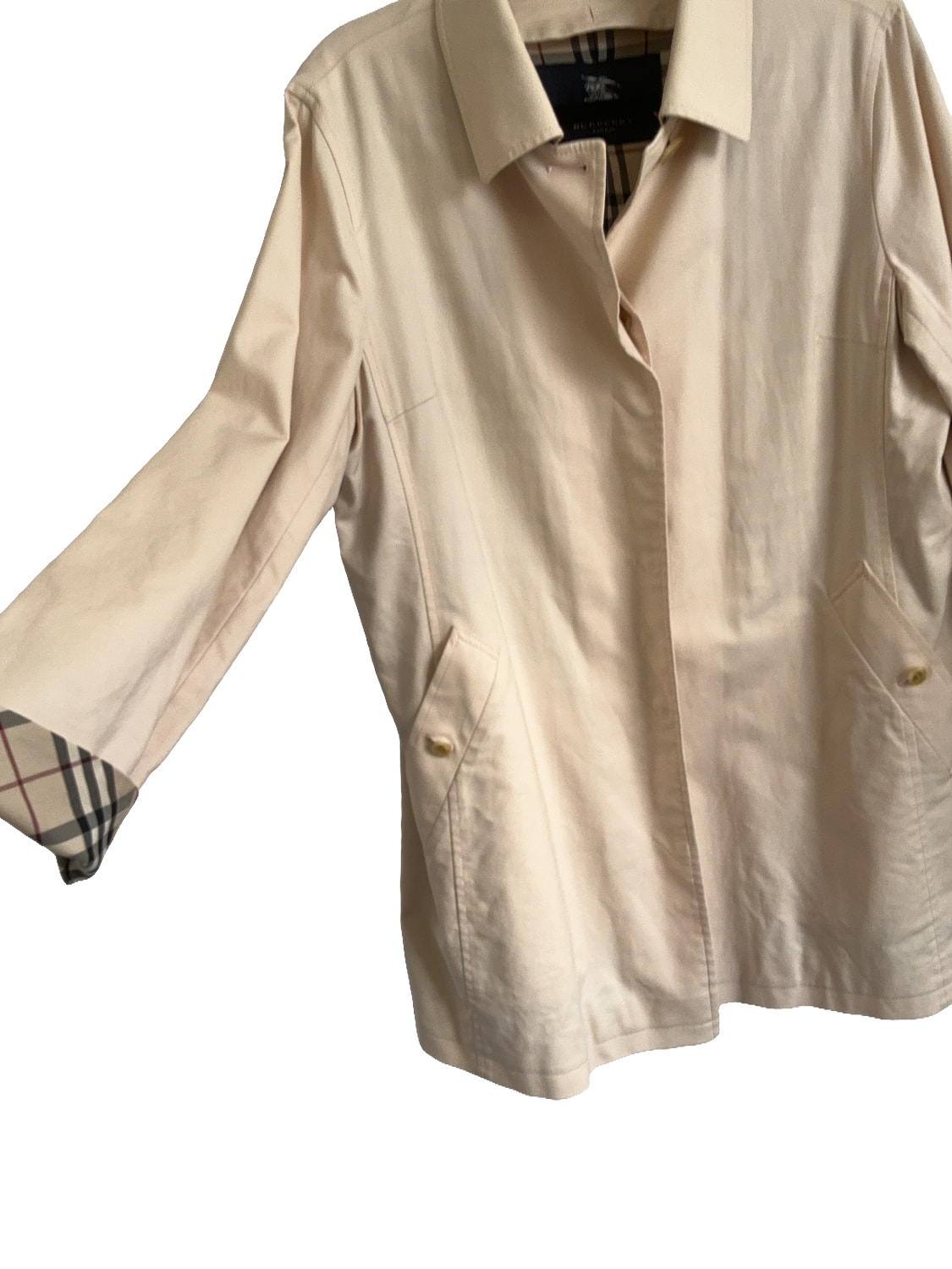 Burberry London Trench Coat Beige Nova Check Lining Classic — image 3