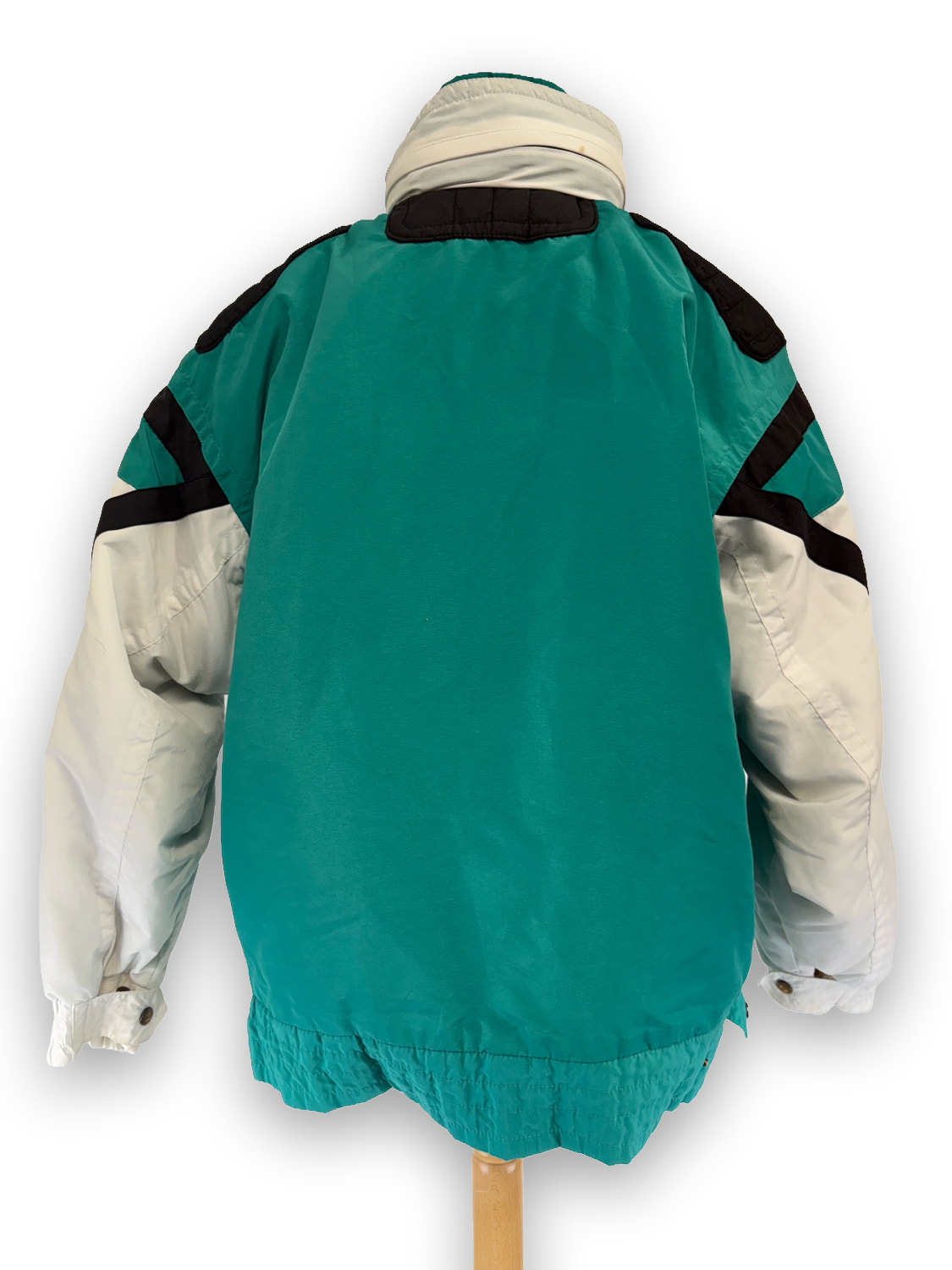 Vintage Rodeo Ski Suit Jacket and Salopettes Teal White Black 90s Retro Unisex — image 18