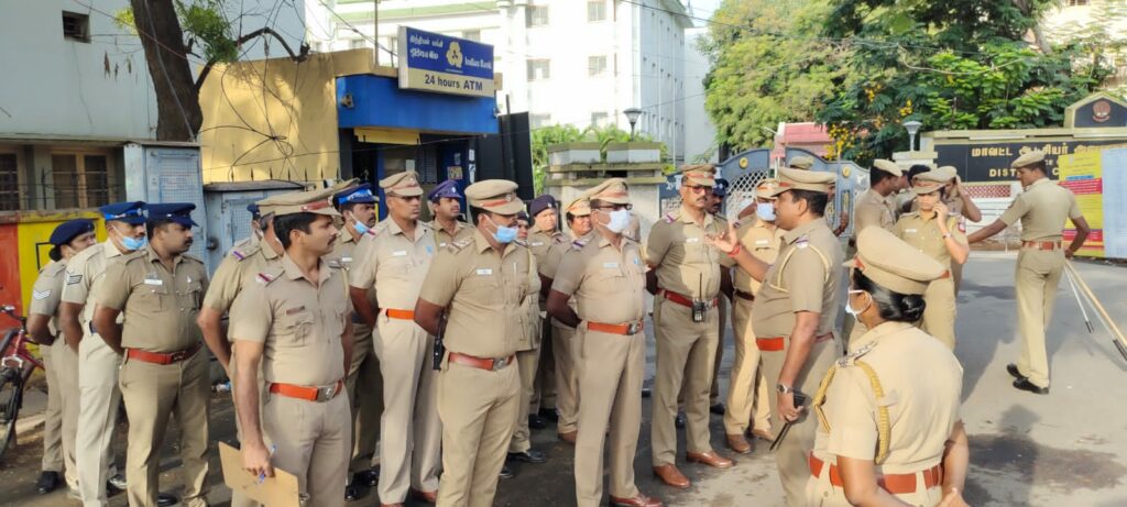 Sanitation workers protest