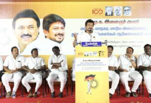 Udhayanidhi assures youth wing members to bring lok sabha seats