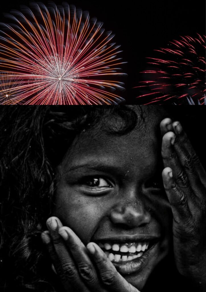 humanity and happiness in Diwali celebration