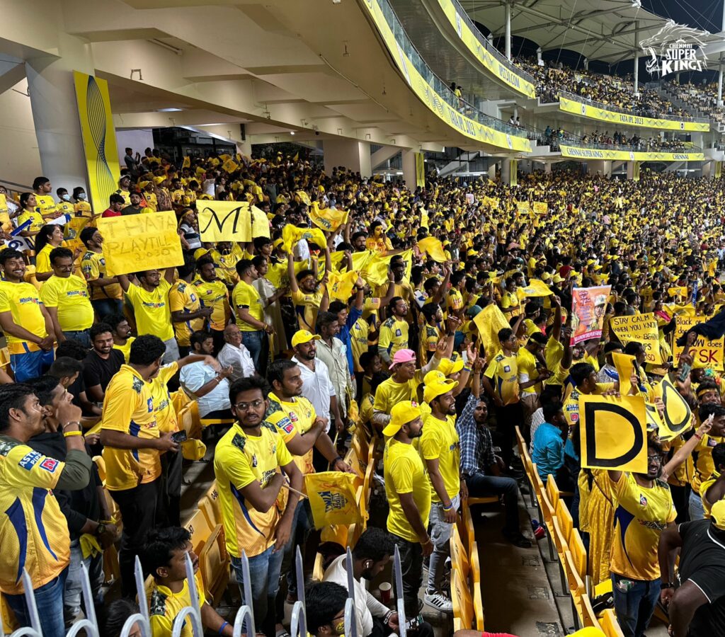 Chennai Super Kings blew the whistle won the match