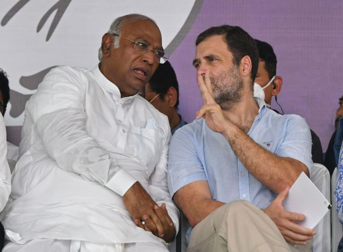 dont interfere in party matters rahul tells kharge