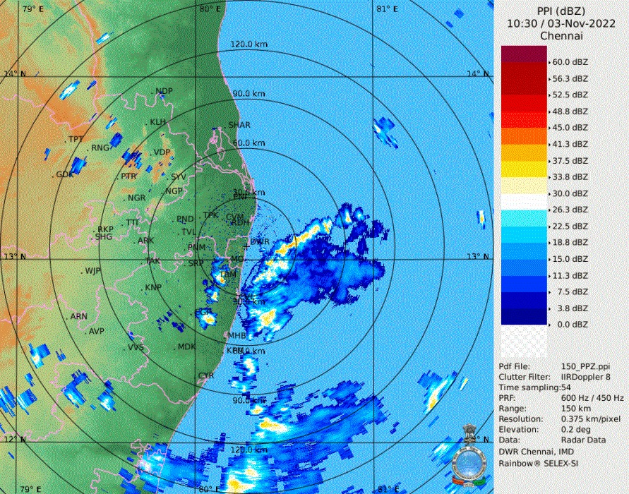 Rain in Chennai Update given by Weatherman