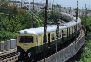 Chennai Beach - Chepauk Flying Train Service