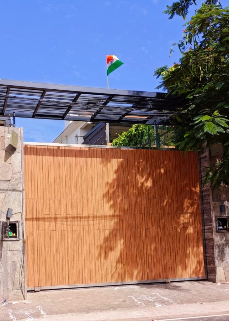 The national flag was hoisted at actor Vijays house