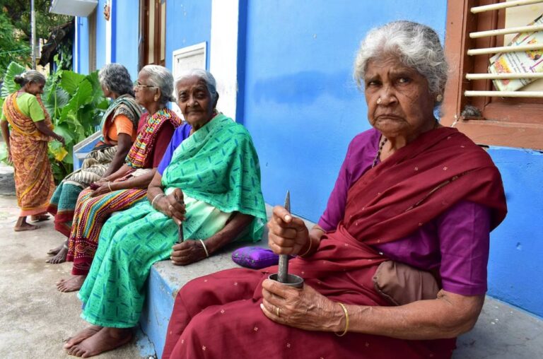 Elderly women treated like these in India