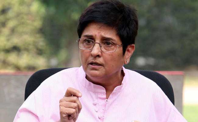 Kiran Bedi and Lakshmi Elephant