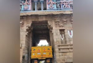 Damage to Srirangam Temple Wall Sculptures