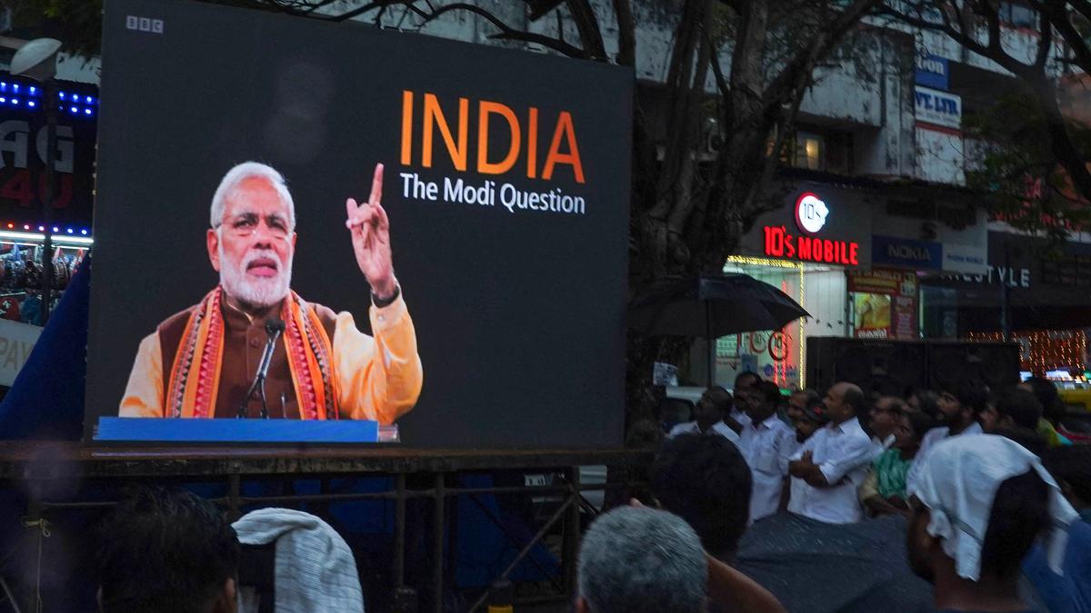 bbc documentary second part of the modi question airs in the uk