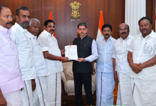 Edappadi Palanisami meets Governor Ravi narcotic control