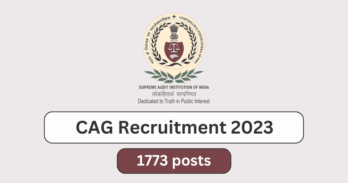 CAG Recruitment 2023