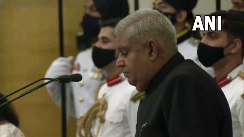 alt="Jagdeep Dhankhar to take oath"