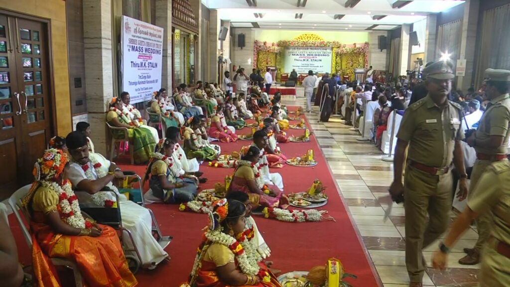 cm mk stalin Stalins speech on disabled people marriage function