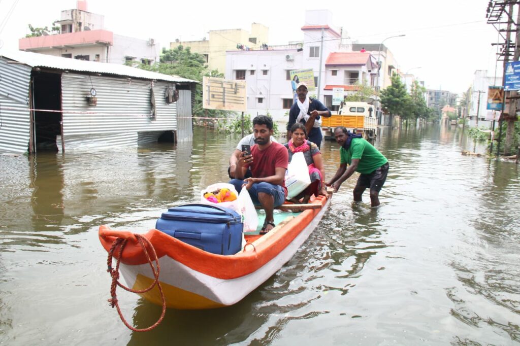 spreading false information about rain water in Chennai edappadi