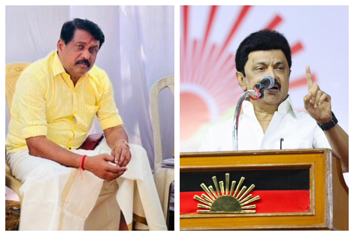 DMK executives in connection with Nainar Nagenedran